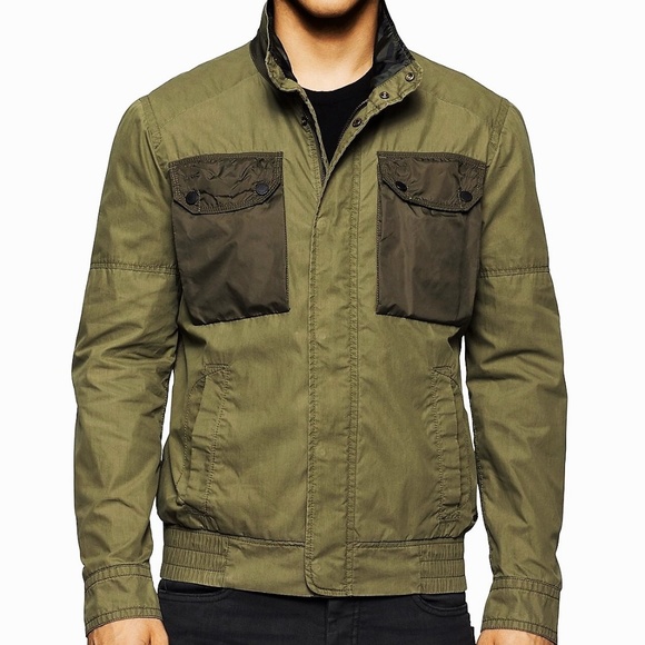 Calvin Klein Jeans men's modern military design